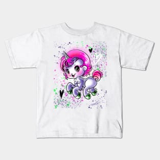 Unico The Baby Unicorn Kawaii Anime Kids T-Shirt